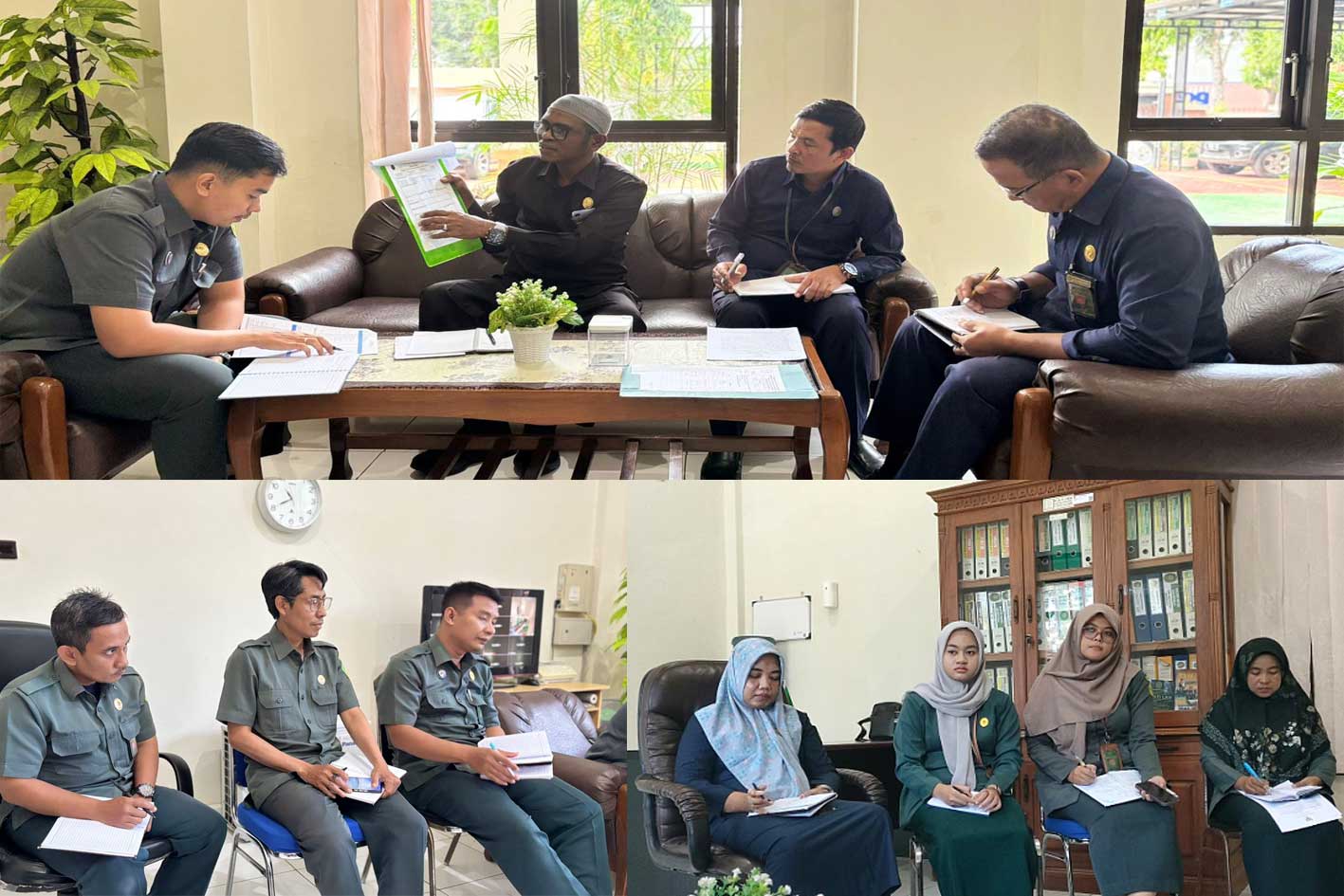 Internal Kesekretariatan PA Pamekasan Gelar Rapat Terbatas
